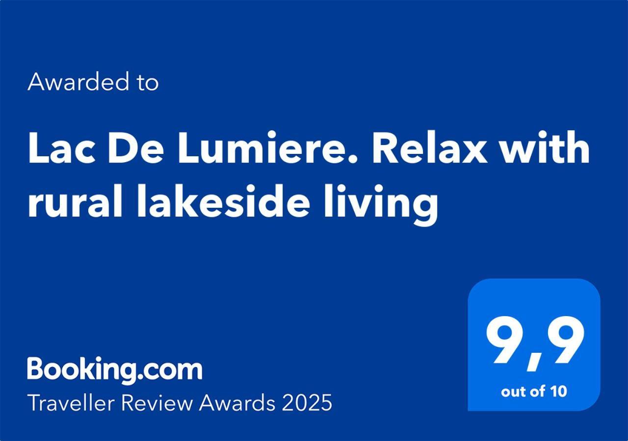 Lac De Lumiere. Relax With Rural Lakeside Living Herry Buitenkant foto